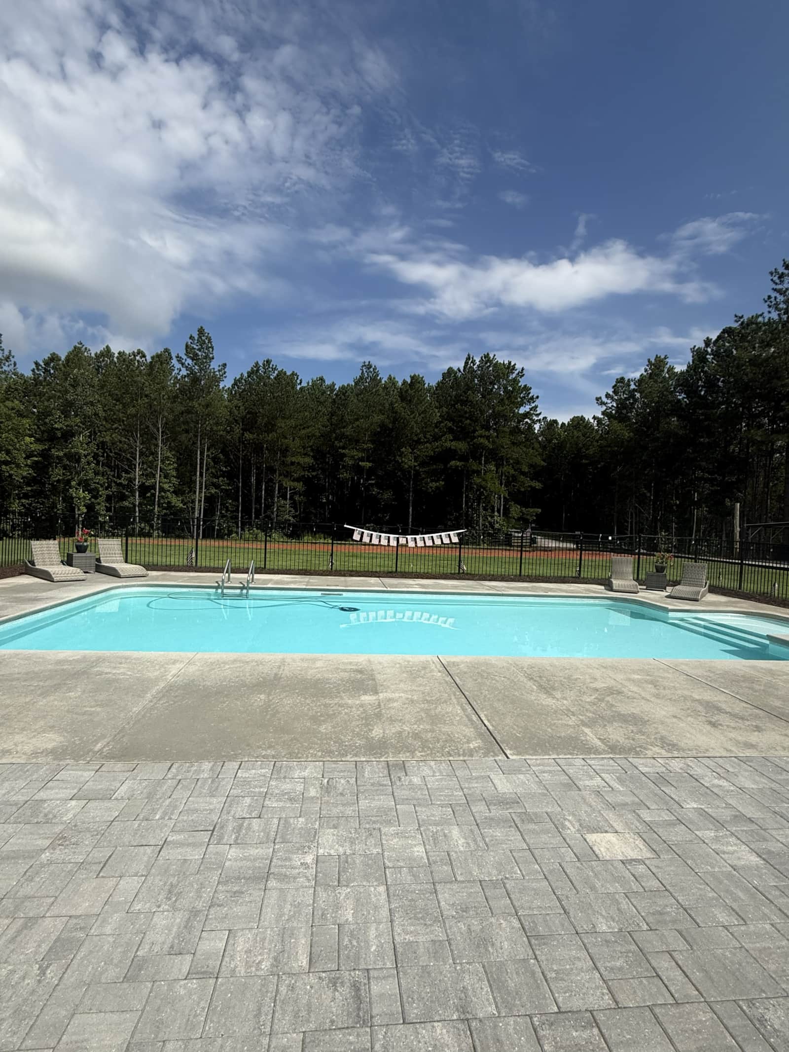 The private pool at Sanctuary 120